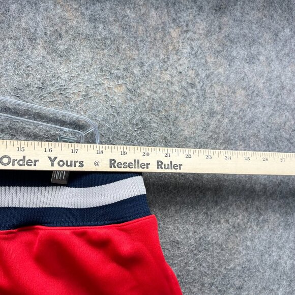 Nike Brooklyn Nets Pants Mens XXL Red Blue Trim NBA Warm Up Athletic Team Sports - Picture 3 of 9